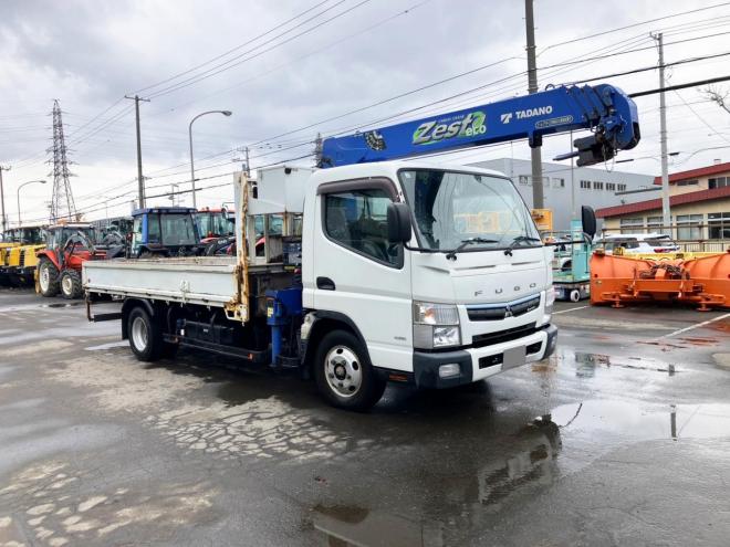 キャンター中古　ワイド4段ラジコンクレーン