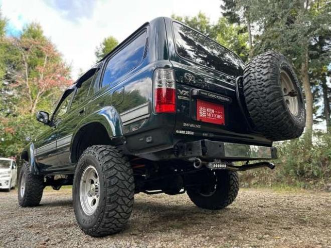 ランドクルーザー80 4.2 VXリミテッド EGR装着車 ディーゼルターボ 4WD　リフトアップ　社外バンパー　3連メーター　サンルーフ　キーレス　クルーズコントロール　ETC　パワステ　パワーウィンドウ　社外ナビ　社外アルミ　キーレスエントリー 4200