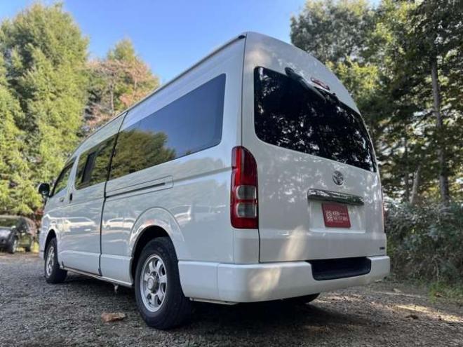 ハイエースバン2.7 DX ワイド スーパーロング ハイルーフ GLパッケージ 4WD　ハイルーフ　サブバッテリー　ベットキット　ワンオーナー　パワステ　パワーウィンドウ　キーレス　片側スライドドア 2700