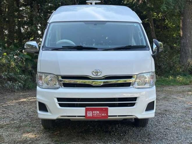 ハイエースバン2.7 DX ワイド スーパーロング ハイルーフ GLパッケージ 4WD　ハイルーフ　サブバッテリー　ベットキット　ワンオーナー　パワステ　パワーウィンドウ　キーレス　片側スライドドア 2700