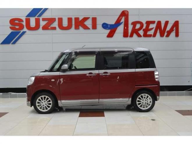 ムーヴキャンバスG メイクアップ SAII 4WD　スマートアシストII両側オートスライドドア7インチワイドナビTVドライブレコーダーLEDライト横滑り防止装置シートヒーター後退時ブレーキサポート 660