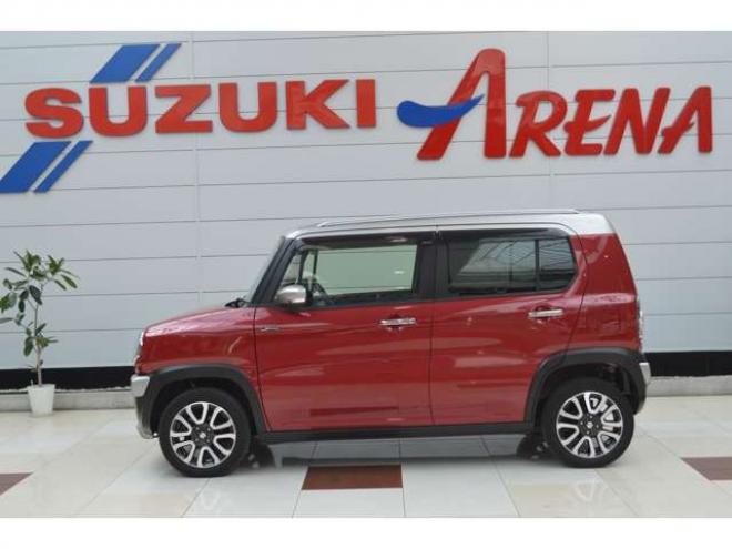 ハスラーJスタイルIIIターボ 4WD　1オーナー特別仕様車Sエネチャージ4WDターボセーフティサポート搭載アイドリングストップ横滑り防止装置パドルシフトLEDライトクルーズコントロールハーフレザーシート 660