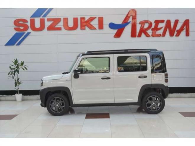 ハスラータフワイルドターボ 4WD　届出済未使用車ハイブリッド4WDターボセーフティサポート搭載アダプティブクルーズコントロール全方位モニター付9インチナビTVバックカメラパドルシフトハイビームアシストLEDライト 660