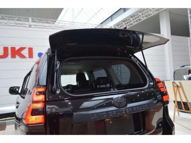 ランドクルーザープラド 2.8 TX Lパッケージ マットブラック エディション ディーゼルターボ 4WD　ワンオーナー車ディーゼルターボ4WD黒革シートビックX11インチナビTVバックカメラ後席モニタープリクラッシュセーフティ後退時ブレーキサポートサポートクルーズコントロールハイビームアシストLEDライト 2800