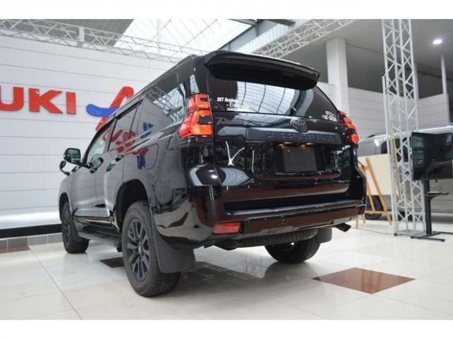 ランドクルーザープラド 2.8 TX Lパッケージ マットブラック エディション ディーゼルターボ 4WD　ワンオーナー車ディーゼルターボ4WD黒革シートビックX11インチナビTVバックカメラ後席モニタープリクラッシュセーフティ後退時ブレーキサポートサポートクルーズコントロールハイビームアシストLEDライト 2800
