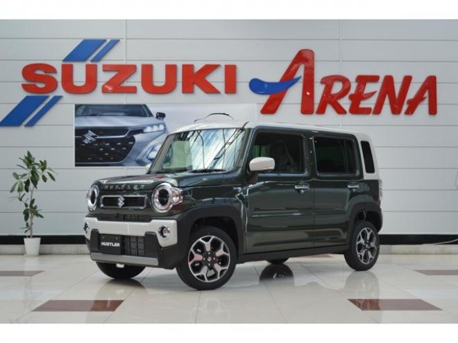 ハスラーハイブリッド Xターボ 4WD　届出済未使用車ハイブリッド4WDセーフティサポート搭載スズキコネクト対応通信機装着車全方位モニター9インチナビTVバックカメラアダプティブクルーズコントロールハイビームアシストLEDライト 660