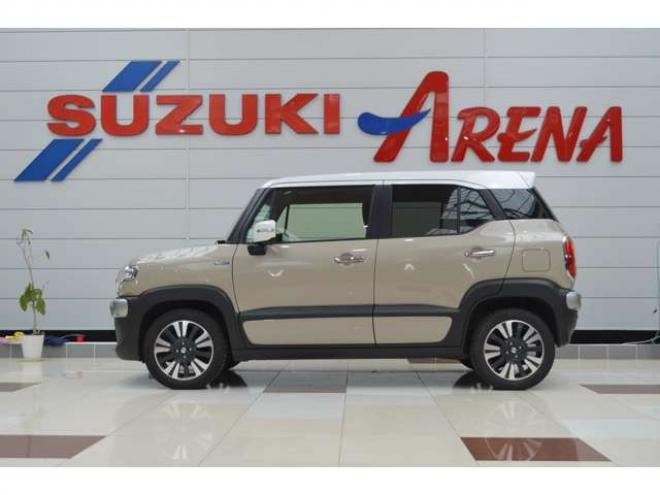 クロスビー1.0 ハイブリッド MZ 4WD　レンタアップ車ハイブリット4WDターボパドルシフトセーフティサポート搭載アダプティブクルーズコントロール横滑り防止装置アイドリングストップハイビームアシストLEDライトSDナビTVバックカメラETC 1000