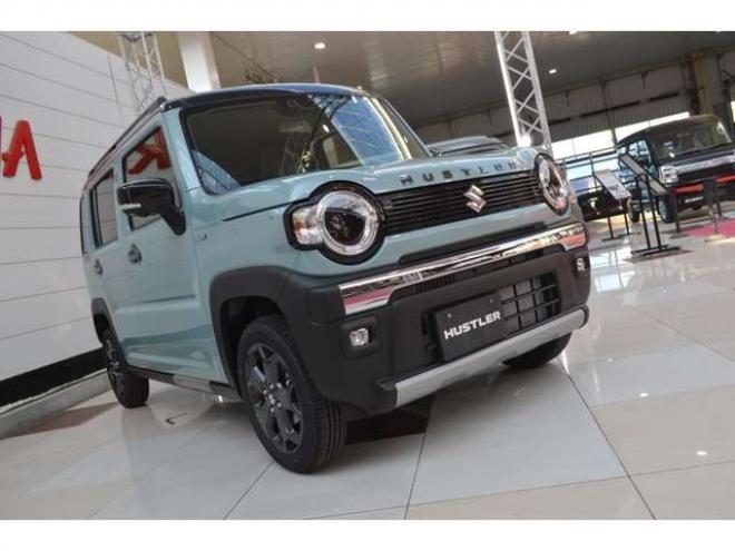 ハスラータフワイルドターボ 4WD　届出済未使用車ハイブリッド4WDセーフティサポート搭載スズキコネクト対応通信機装着車全方位モニター9インチナビTVバックカメラアダプティブクルーズコントロールハイビームアシストLEDライト 660