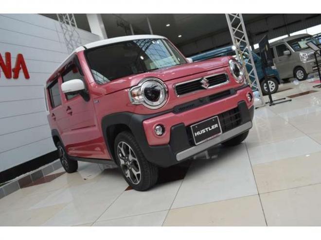 ハスラーハイブリッド Xターボ 4WD　ワンオーナーハイブリット4WDターボパドルシフトアダプティブクルーズコントロールセーフティサポート4WDアイドリングストップ横滑り防止装置純正ナビTVドライブレコーダーハイビームアシストLEDライト 660