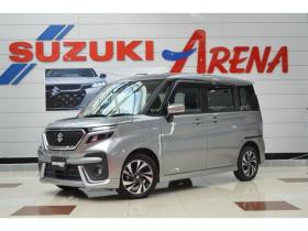 ソリオ　1.2 バンディット ハイブリッド MV 4WD　ワンオーナーハイブリット車セーフティサポート搭載アイドリングストップ横滑り防止装置アダプティブクルーズコントロール全方位モニター付9インチナビTVバックカメラ両側オートスライドドアLEDライトETC 1200