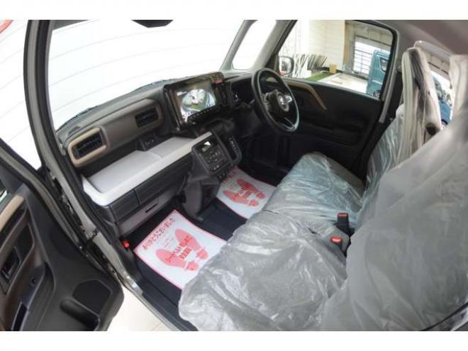 スペーシアハイブリッド X 4WD　全方位モニタ-ナビセーフティSコネクト対応ハイブリット4WDセーフティサポート搭載アイドリングストップ横滑り防止装置ハイビームアシストLEDライト両側オートスライドドアパーキングセンサー 登録済未使用車 660