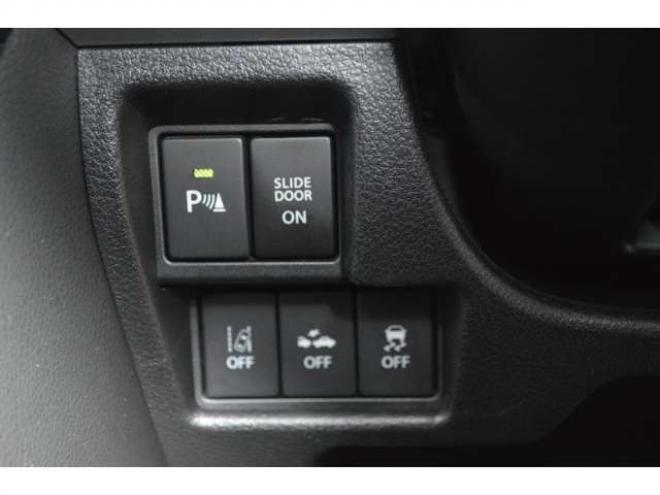 スペーシアカスタム ハイブリッド XSターボ 4WD　ワンオーナー車ハイブリッド4WDターボセーフティサポート搭載デュアルカメラブレーキサポート後退時ブレーキサポート両側オートスライドドア全方位モニター付8インチナビTVバックカメラアダプティブクルコンLED 660