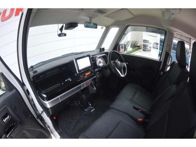 スペーシアカスタム ハイブリッド XSターボ 4WD　ワンオーナー車ハイブリッド4WDターボセーフティサポート搭載デュアルカメラブレーキサポート後退時ブレーキサポート両側オートスライドドア全方位モニター付8インチナビTVバックカメラアダプティブクルコンLED 660