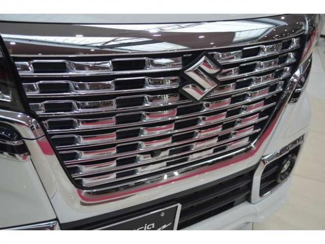 スペーシアカスタム ハイブリッド XSターボ 4WD　ワンオーナー車ハイブリッド4WDターボセーフティサポート搭載デュアルカメラブレーキサポート後退時ブレーキサポート両側オートスライドドア全方位モニター付8インチナビTVバックカメラアダプティブクルコンLED 660