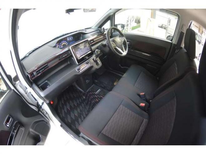 ワゴンRスティングレー ハイブリッド T 4WD　ワンオーナー車ハイブリッド4WDターボパドルシフトセーフティサポート搭載デュアルセンサーブレーキサポート誤発信抑制機能8インチナビTVバックカメラLEDライトETCドラレコクルーズコントロール 660