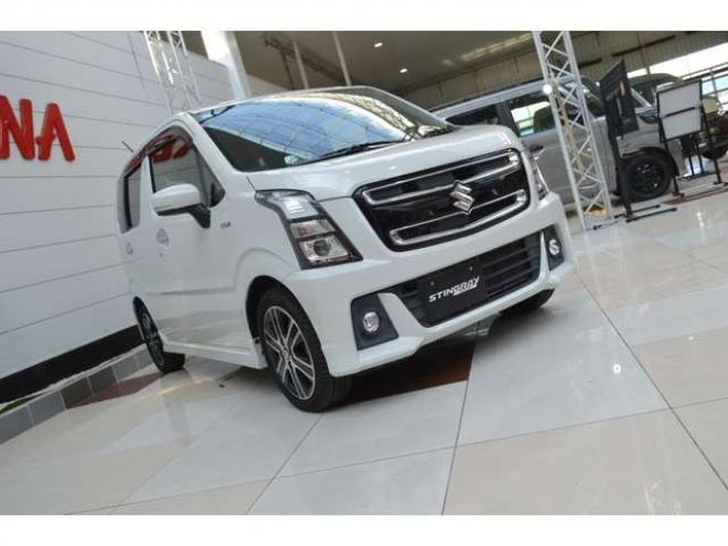 ワゴンRスティングレー ハイブリッド T 4WD　ワンオーナー車ハイブリッド4WDターボパドルシフトセーフティサポート搭載デュアルセンサーブレーキサポート誤発信抑制機能8インチナビTVバックカメラLEDライトETCドラレコクルーズコントロール 660