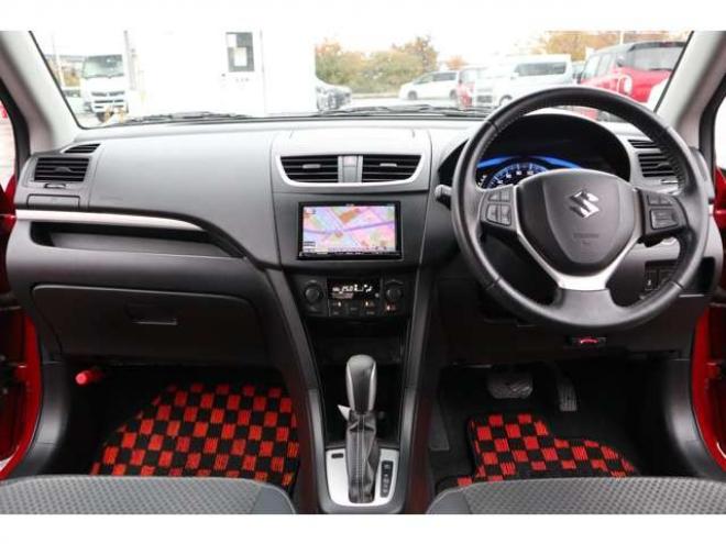スイフト1.2 RS-DJE 4WD　社外フルセグナビ　社外前後ドラレコ　ETC　社外エンジンスターター　シートヒータ　HIDヘッドライト　パドルシフト　クルーズコントロール 1200