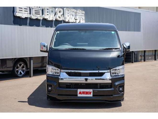 ハイエース2.7 GL ロング ファインテックツアラー 4WD　415COBRA　ファントムヘッドライトシステム&フェイスリフトキット&F/S/R/ルーフスポ/ボンネット/プレステージテールランプ&バッドラッカーSD-6プレミアムフォージッド18インチAW　TOYO　H30　225/50R18 2700