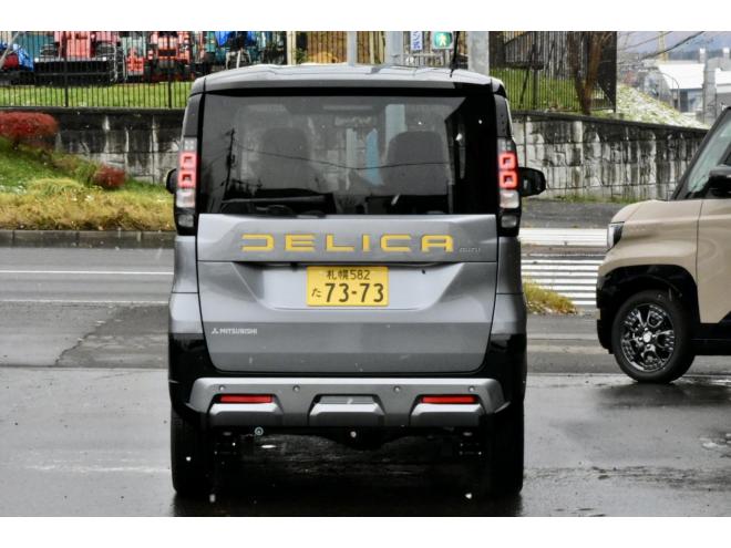 デリカミニデリマルパッケージ　4WD　新車展示　寒冷地仕様　12.3インチメーカーナビ　ETC2.0　純正ドライブレコーダー　イエローデカールパック