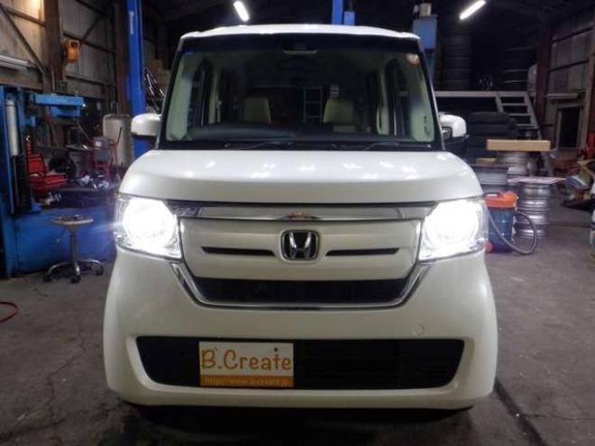 N-BOXG EX ホンダセンシング 4WD　本州仕入・ナビ・TV・B/T・Bカメラ・両側電動・LEDヘッドライト・1オーナー・スマートキー・プッシュスタート・シートヒーター・オートライト・衝突軽減・クルコン・ステアリングスイッチ・クリアランスソナー 660