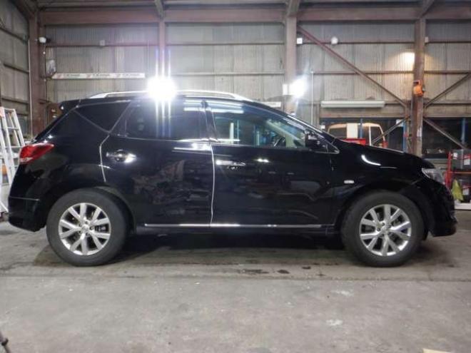 ムラーノ2.5 250XV FOUR 4WD　4WD　後期型　MOPナビ　フルセグTV　B/T　バックカメラ　サイドカメラ　ETC　クルコン　サンルーフ　革シート　シートヒーター　前席パワーシート　ルーフレール　HID　フォグランプ　プッシュスタート 2500