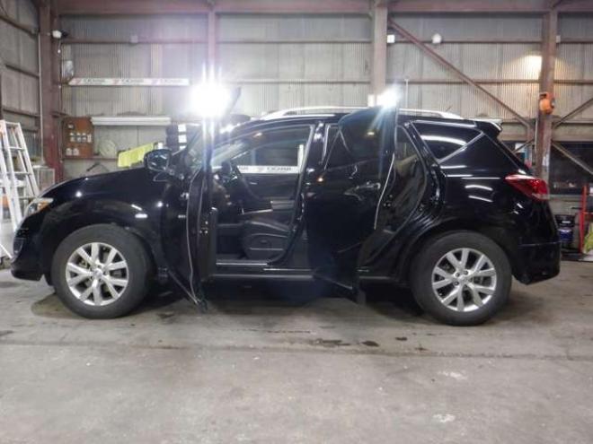 ムラーノ2.5 250XV FOUR 4WD　4WD　後期型　MOPナビ　フルセグTV　B/T　バックカメラ　サイドカメラ　ETC　クルコン　サンルーフ　革シート　シートヒーター　前席パワーシート　ルーフレール　HID　フォグランプ　プッシュスタート 2500