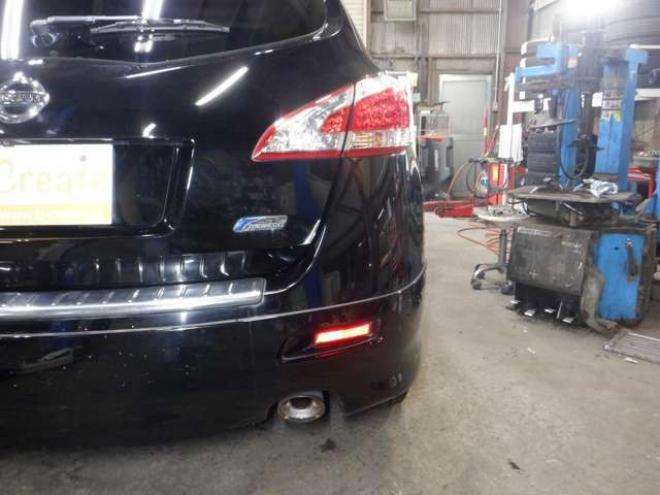 ムラーノ2.5 250XV FOUR 4WD　4WD　後期型　MOPナビ　フルセグTV　B/T　バックカメラ　サイドカメラ　ETC　クルコン　サンルーフ　革シート　シートヒーター　前席パワーシート　ルーフレール　HID　フォグランプ　プッシュスタート 2500