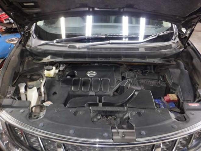 ムラーノ2.5 250XV FOUR 4WD　4WD　後期型　MOPナビ　フルセグTV　B/T　バックカメラ　サイドカメラ　ETC　クルコン　サンルーフ　革シート　シートヒーター　前席パワーシート　ルーフレール　HID　フォグランプ　プッシュスタート 2500