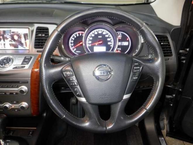 ムラーノ2.5 250XV FOUR 4WD　4WD　後期型　MOPナビ　フルセグTV　B/T　バックカメラ　サイドカメラ　ETC　クルコン　サンルーフ　革シート　シートヒーター　前席パワーシート　ルーフレール　HID　フォグランプ　プッシュスタート 2500