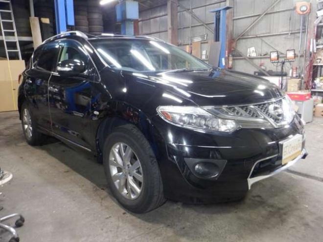 ムラーノ2.5 250XV FOUR 4WD　4WD　後期型　MOPナビ　フルセグTV　B/T　バックカメラ　サイドカメラ　ETC　クルコン　サンルーフ　革シート　シートヒーター　前席パワーシート　ルーフレール　HID　フォグランプ　プッシュスタート 2500