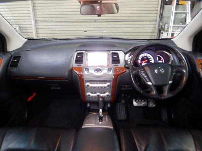 ムラーノ2.5 250XV FOUR 4WD　4WD　後期型　MOPナビ　フルセグTV　B/T　バックカメラ　サイドカメラ　ETC　クルコン　サンルーフ　革シート　シートヒーター　前席パワーシート　ルーフレール　HID　フォグランプ　プッシュスタート 2500