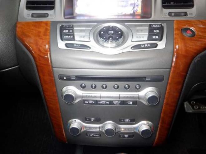 ムラーノ2.5 250XV FOUR 4WD　4WD　後期型　MOPナビ　フルセグTV　B/T　バックカメラ　サイドカメラ　ETC　クルコン　サンルーフ　革シート　シートヒーター　前席パワーシート　ルーフレール　HID　フォグランプ　プッシュスタート 2500