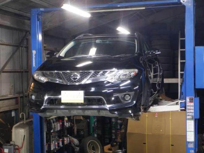 ムラーノ2.5 250XV FOUR 4WD　4WD　後期型　MOPナビ　フルセグTV　B/T　バックカメラ　サイドカメラ　ETC　クルコン　サンルーフ　革シート　シートヒーター　前席パワーシート　ルーフレール　HID　フォグランプ　プッシュスタート 2500