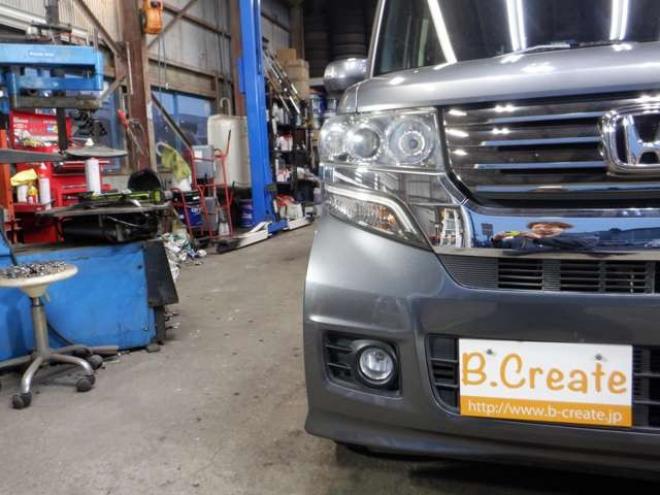 N-BOXカスタムG ターボパッケージ 4WD　ナビ・TV・B/T・両側パワスラ・ETC・HID・本州仕入・ターボ・4WD・クルコン・ステアリングスイッチ・フォグ・スマートキー・プッシュスタート 660