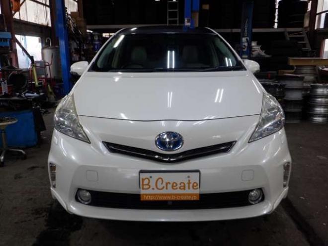 プリウスα1.8 G ツーリングセレクション スカイライトパッケージ　本州仕入・ナビ・TV・B/T・フロントカメラ・バックカメラ・LEDヘッドライト・スカイライトルーフ・スマートキー・プッシュスタート・クルコン・ETC・フォグランプ・ 2WD 1800