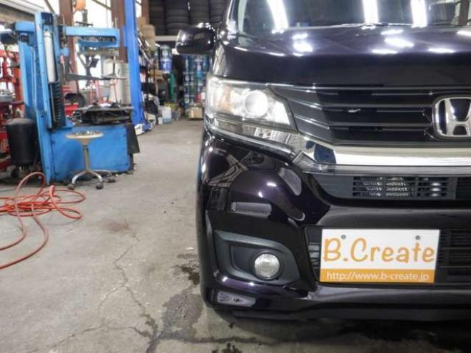 N-WGNカスタムG 4WD　ナビ　TV　B/T　アイドリングストップ　スマートキー　プッシュスタート　HID　ETC　DVD再生　ベンチシート　フォグランプ　ドアバイザー　純正AW　オートライト 660