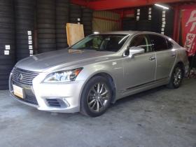 レクサス　LSハイブリッド 600h バージョンC Iパッケージ 4WD　本州仕入　4WD　ナビ　TV　B/T　USB バックカメラ　ETC　クルコン　パワーシート　エアシート　シートヒーター&クーラー　黒革シート　パワーバックドア　全ドアイージークローザー　LEDヘッドライト　フォグ 5000