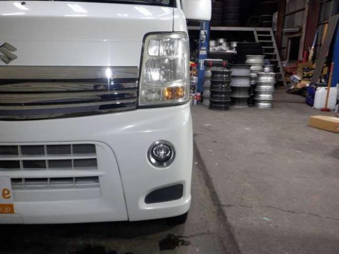 エブリィワゴン PZターボ ディスチャージヘッドランプ装着車 4WD　本州仕入・ナビ・TV・Bカメラ・パワスラ・シートヒーター・キーレス・HID・ETC・社外エンスタ・フォグランプ・オートエアコン・リアヒーター・電動格納・ドアバイザーDVD再生 660