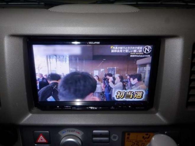 エブリィワゴン PZターボ ディスチャージヘッドランプ装着車 4WD　本州仕入・ナビ・TV・Bカメラ・パワスラ・シートヒーター・キーレス・HID・ETC・社外エンスタ・フォグランプ・オートエアコン・リアヒーター・電動格納・ドアバイザーDVD再生 660