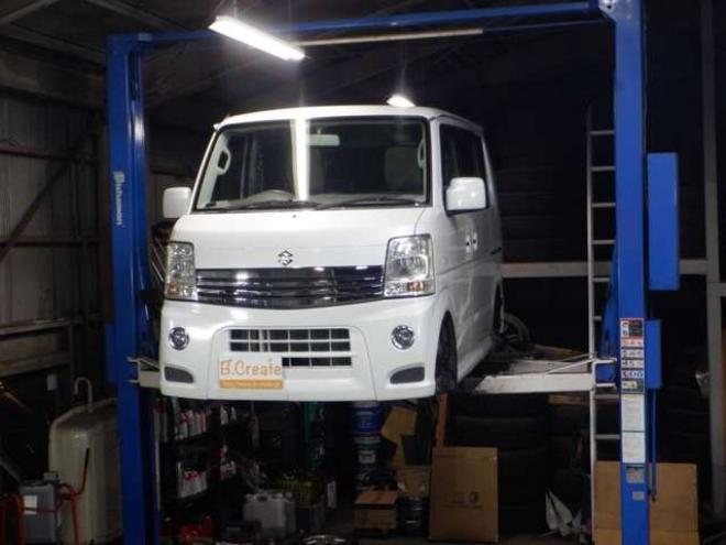 エブリィワゴン PZターボ ディスチャージヘッドランプ装着車 4WD　本州仕入・ナビ・TV・Bカメラ・パワスラ・シートヒーター・キーレス・HID・ETC・社外エンスタ・フォグランプ・オートエアコン・リアヒーター・電動格納・ドアバイザーDVD再生 660