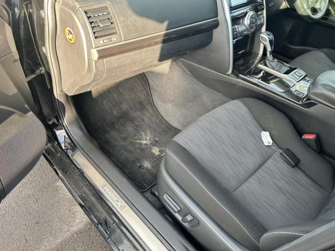 マークX2.5 250S Four 4WD　本州仕入　純正ナビ　軽減ブレーキ　社外ライト　スマートキー　シートヒーター　クルーズコントロール　バックカメラ　純正アルミ　MTモード付　フォグ　レーンキープアシスト　HID　盗難防止装置　パワーシート 2500 ５Dr