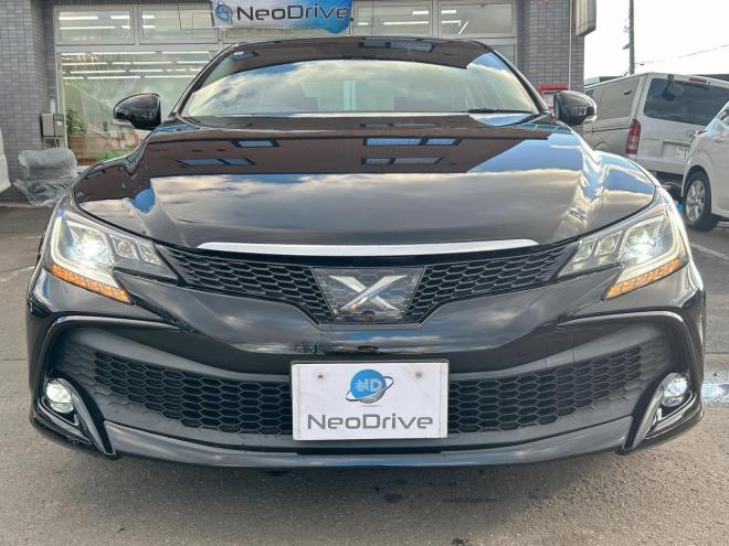 マークX2.5 250S Four 4WD　本州仕入　純正ナビ　軽減ブレーキ　社外ライト　スマートキー　シートヒーター　クルーズコントロール　バックカメラ　純正アルミ　MTモード付　フォグ　レーンキープアシスト　HID　盗難防止装置　パワーシート 2500 ５Dr