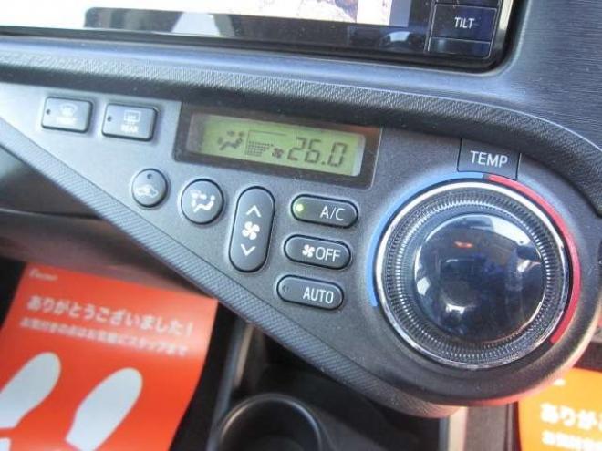 アクア1.5 G　1オーナー 純正エアロ ナビ&フルセグTV Biuetooth スマートキー エンスタ Pスタート シートヒーター ETC 純正16AW ドアバイザー 記録簿 スタッドレス+アルミセット積込み 1年間走行無制限保証付 2WD 1500