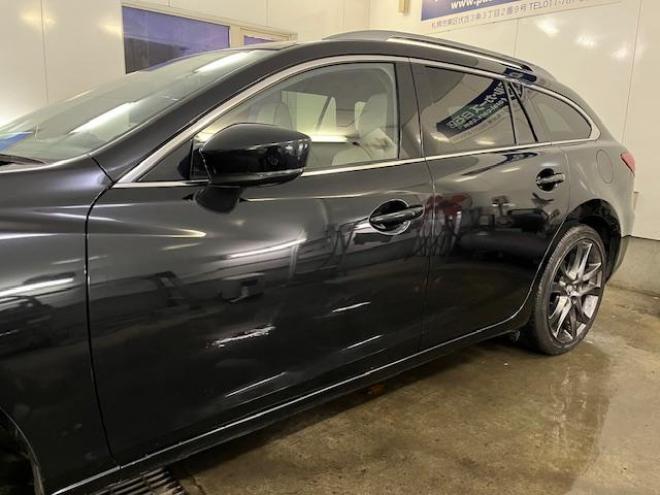 アテンザワゴンＸＤ　Ｌパッケージ　寒冷地仕様　禁煙車　スカイアクティブディーゼルターボ　純正１９インチＡＷ　社外１７ＡＷ＋スタッドレスタイヤ付　純正ナビ（地デジ　ＤＶＤ再生　Ｂｌｕｅｔｏｏｔｈ）＋バックカメラ　前後ドライブレコーダー　ヘッドアップディスプレイ　ＢＯＳＥサウンド　衝突軽減ブレーキ　レーダークルーズコントロール　車線逸脱警報　ＬＥＤヘッドライト　フロントガラス熱線　シートヒーター　ステアリングヒーター　横滑り防止装置　ＥＴＣ 4WD 2200 5Dr