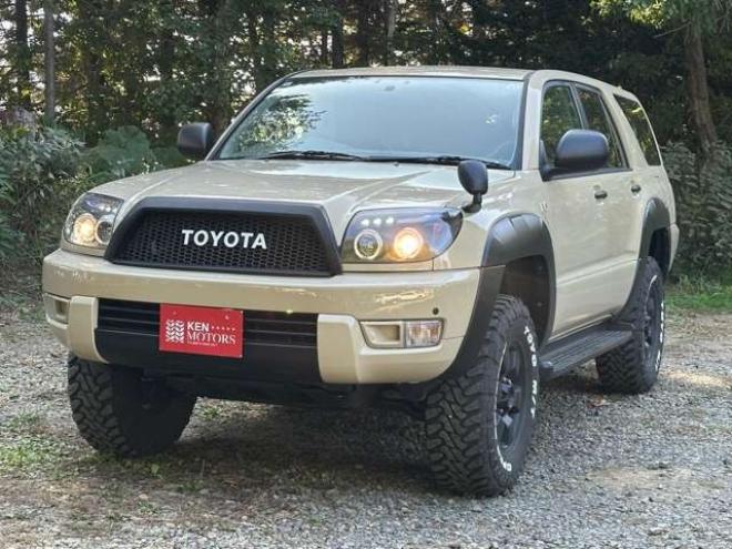 ハイラックスサーフ2.7 SSR-X アメリカンバージョン 4WD　コンビハンドル　社外ナビ　バックカメラ　ETC　社外スターター　社外ヘッドライト　シートカバー　パワーウィンドウ　パワステ　純正アルミ　ABS　キーレス　社外テール　社外グリル 2700