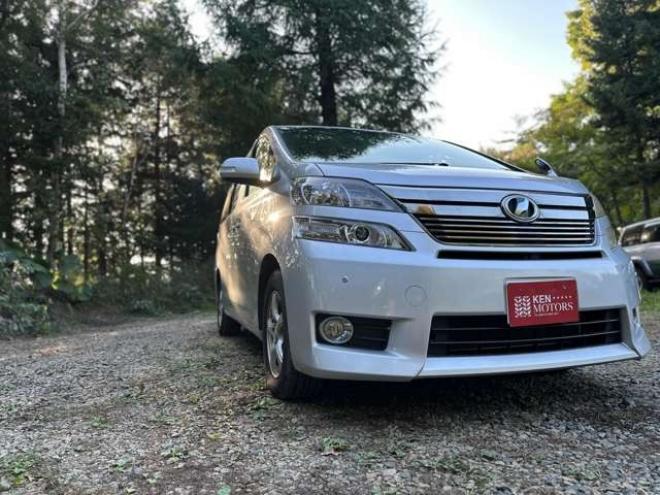 ヴェルファイア2.4 X 4WD　ワンオーナー　パワーウィンドウ　パワステ　社外ナビ　純正アルミ　ABS　キーレス　バックカメラ　左側電動スライドドア　ETC　ワイパーデアイサー 2400