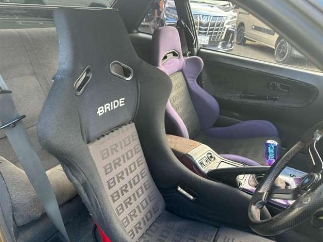 シルビア2.0 K’sクラブセレクション　ターボ　社外アルミ　外エアロ　社外ハンドル　パワステ　パワーウィンドウ　社外LSDデフ　社外インタークーラー　社外タコ足　S14タービン　全塗装済 2WD 2000