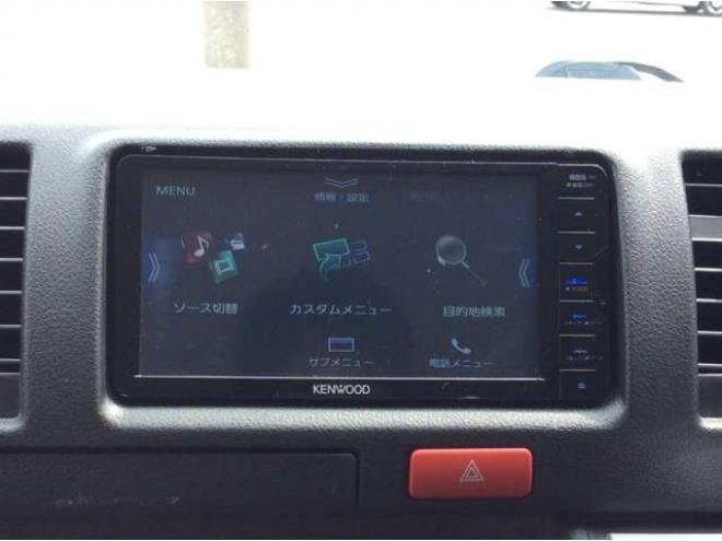 ハイエースバン2.8 DX ロング GLパッケージ ディーゼルターボ 4WD　キーレス　両側スライドドア　バックカメラ　メモリナビ　フルセグTV　フロントフォグランプ　衝突被害軽減システム　車線逸脱防止　横滑り防止装置　パワーヒート　オートマチックハイビーム　電動格納ミラー 2800