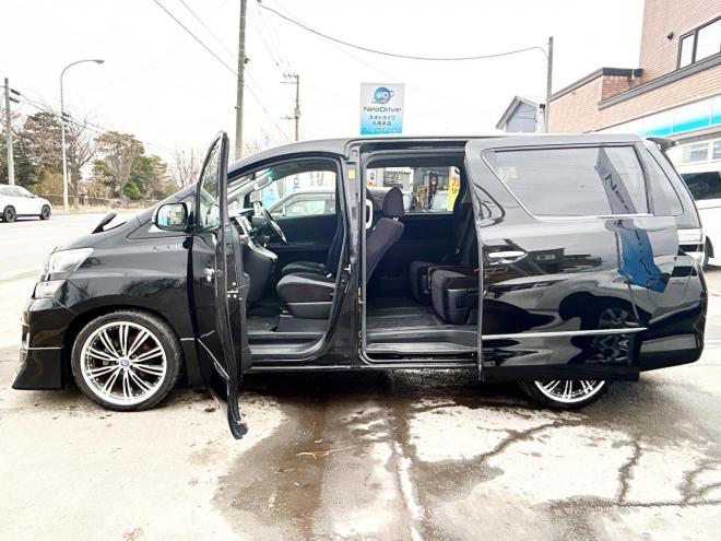 ヴェルファイア2.4Z 4WD　ローンが不安な方＜優遇ローン＞　本州仕入 モデリスタエアロ　後期型　純正ナビ　後席モニター　パワースライド 4WD 2400 5Dr