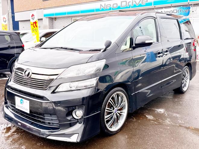 ヴェルファイア2.4Z 4WD　ローンが不安な方＜優遇ローン＞　本州仕入 モデリスタエアロ　後期型　純正ナビ　後席モニター　パワースライド 4WD 2400 5Dr